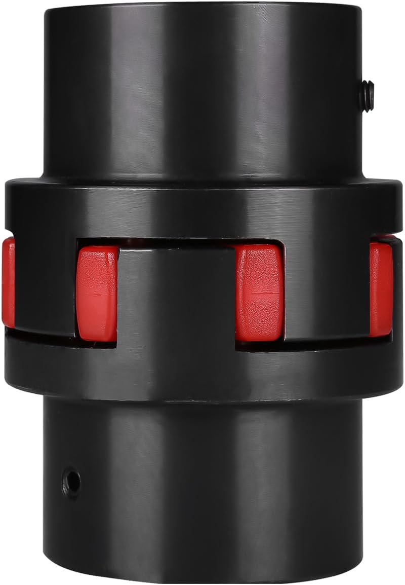 Sinoblu D54 L78 Bore 20-20mm 45 Steel (Equivalent to AISI 1045) Flexible Elastic Shaft Coupling XL2 Type Jaw Coupling with elastomeric Spider for Medium and Large Equipment - Image 1